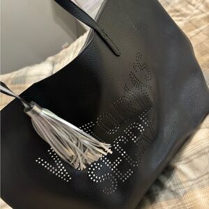 Victoria's Secret Black Studded Tote